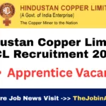 Hindustan Copper Limited, HCL Trade Apprentice Recruitment