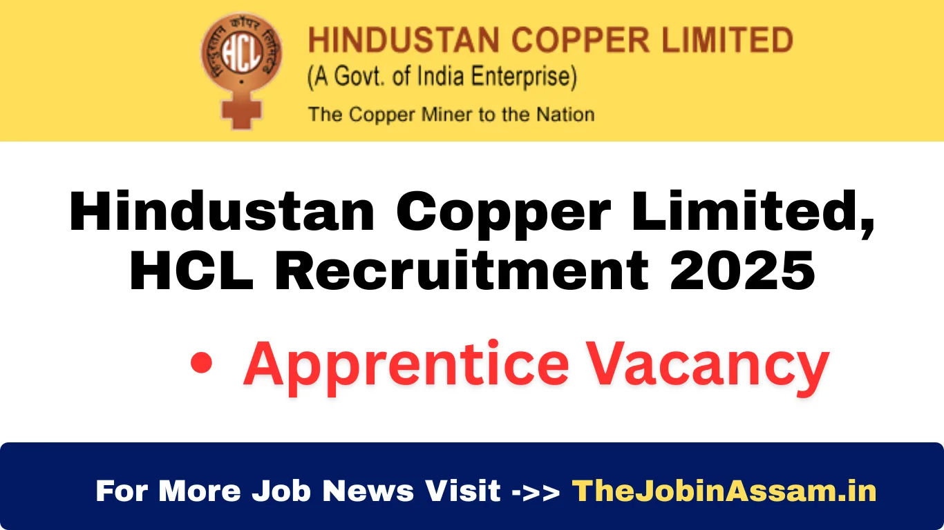 Hindustan Copper Limited, HCL Trade Apprentice Recruitment