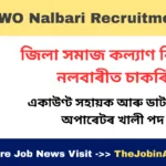 DSWO Nalbari Recruitment 2025 – Account Assistant & Data Entry Operator Vacancy