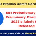 SBI PO Prelims Admit Card 2025 Released – Direct Links to Download