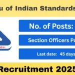 BIS Recruitment 2025 – Apply for 23 Section Officer Posts