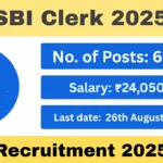 SBI Clerk Recruitment 2025 – 6589 Vacancies | Apply Online