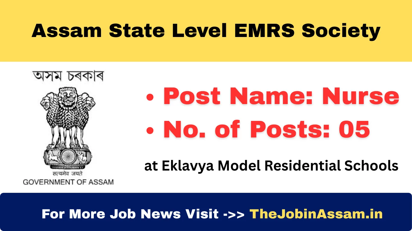 Assam State Level EMRS Society Recruitment 2025