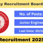 RRB JE Recruitment 2025 - 2570 posts