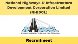 NHIDCL Recruitment 2025 – 34 Deputy Manager Posts