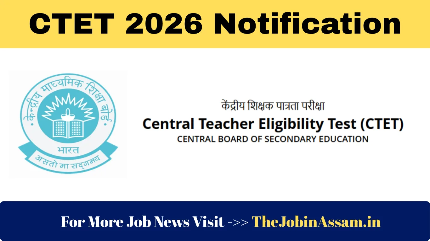 CTET February 2026 Notification – Apply Online for Central Teacher Eligibility Test