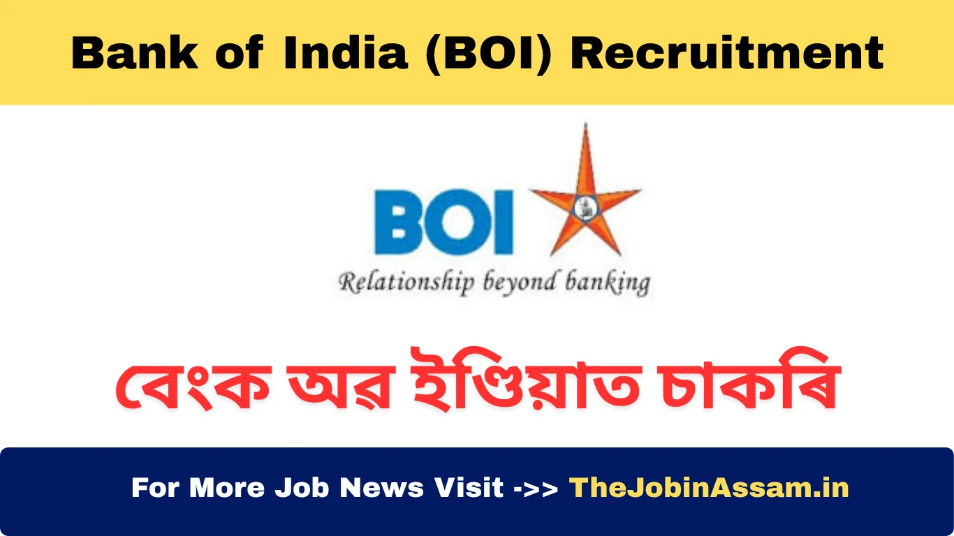 Bank of India (BOI) Recruitment 2025