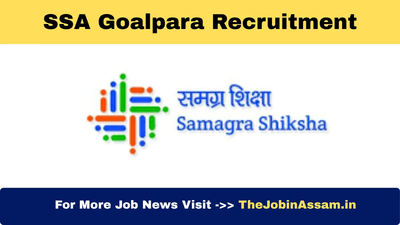 SSA Goalpara Recruitment 2025 – Apply for Cook and Helper Posts