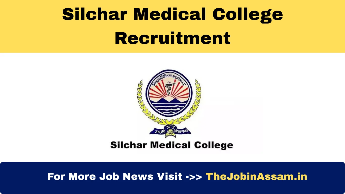 Silchar Medical College Recruitment 2025 – Apply for Laboratory Technician Post