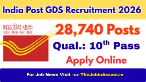 India Post GDS Recruitment 2026: 28,740 Vacancies, Apply Online