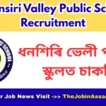 Dhansiri Valley Public School Recruitment 2026 – 02 Posts