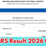 EMRS Result 2026 Out for Hostel Warden, TGT, PGT, JSA & Other Posts