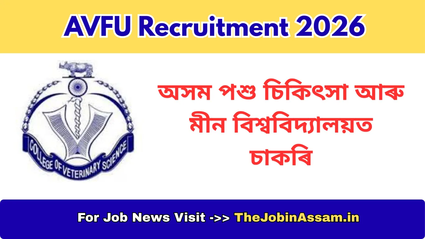 AVFU Recruitment 2026 – System Administrator Post