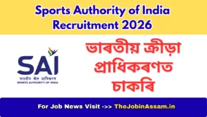 Sports Authority of India Recruitment 2026