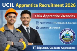 UCIL Apprentice Recruitment 2026 – 364 ITI, Diploma & Graduate Apprentice Posts