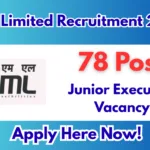 BEML Limited Recruitment 2026 – Apply Online for 78 Junior Executive Posts