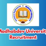 Madhabdev University Recruitment 2026 [03 Posts]
