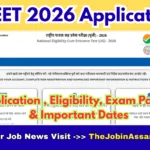 NEET 2026 – Application , Eligibility, Exam Pattern & Important Dates