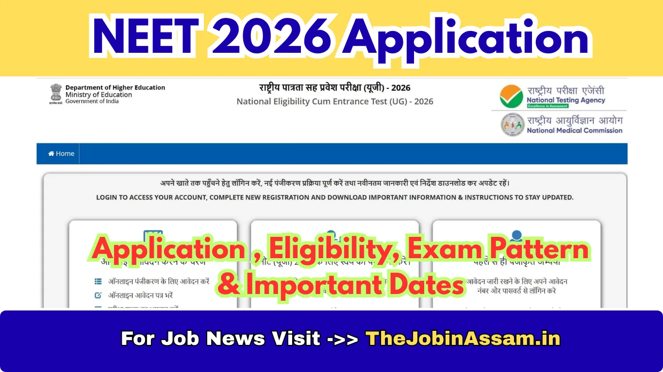 NEET 2026 – Application , Eligibility, Exam Pattern & Important Dates