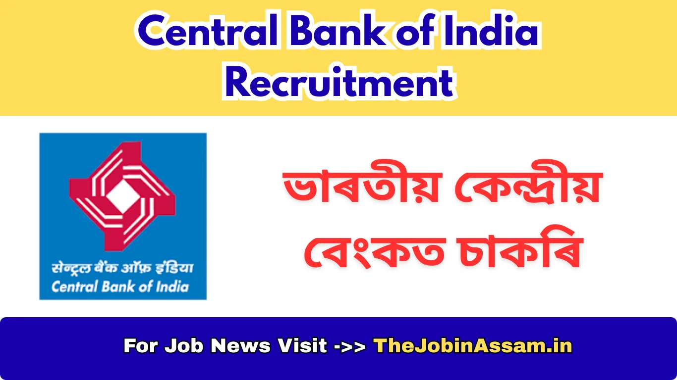 Central Bank of India Recruitment 2026 – 275 Specialist Officer Vacancies | Apply Online