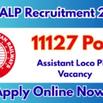 RRB ALP Recruitment 2026 [11127 Posts]