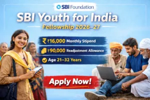 SBI Youth for India Fellowship 2026