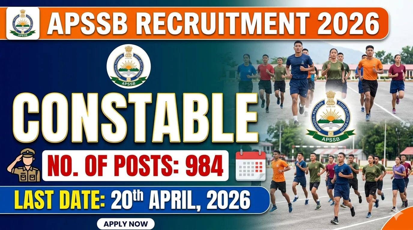 APSSB Constable Recruitment 2026