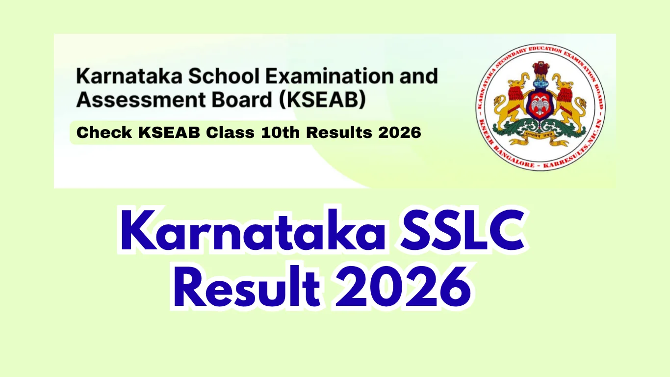 Karnataka SSLC Result 2026 - Check KSEAB 10th Results @karresults.nic.in