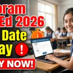 MBSE D.El.Ed Exam 2026 – Apply Online Now, Last Date 4 May