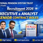 NPS Trust Recruitment 2026 – Apply for 15 Executive, Analyst & Senior Roles