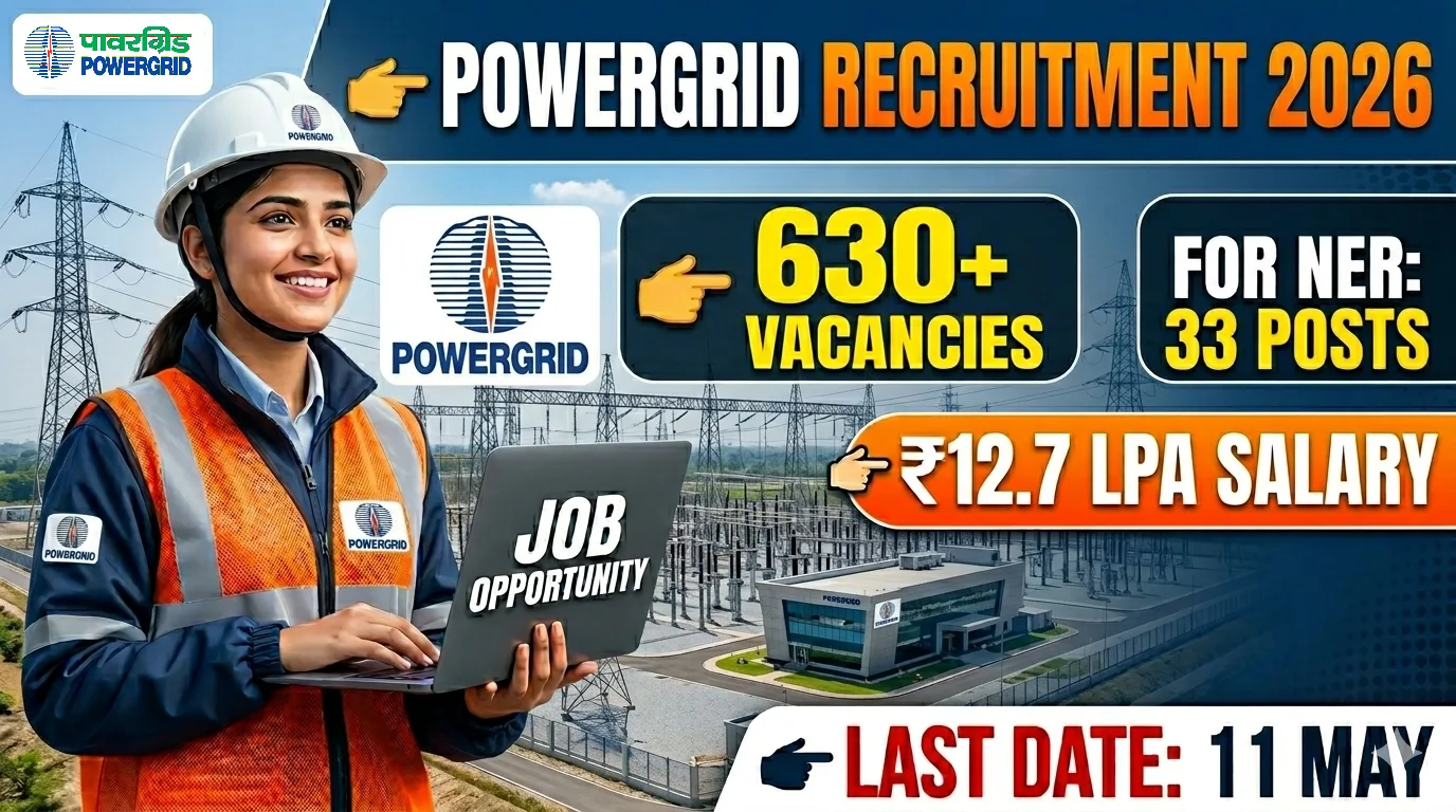 POWERGRID Recruitment 2026 – 668 Vacancies Apply Online