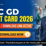 SSC GD Admit Card 2026 – Download GD Constable Hall Ticket at ssc.gov.in