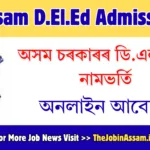 Assam D.El.Ed Admission 2026 – Apply Online for SCERT Assam PET