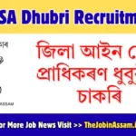 DLSA Dhubri Recruitment 2026 – Apply Offline for Driver Post
