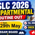 HSLC Compartmental Exam 2026 Routine Out โ Check Full Schedule