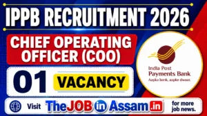 IPPB Recruitment 2026 – Apply Online for Chief Operating Officer (COO) Post