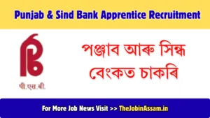 Punjab & Sind Bank Apprentice Recruitment 2026 – Apply Online for 635 Apprentice Posts