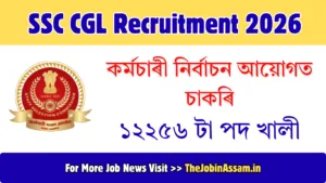 SSC CGL Recruitment 2026 – 12256 Vacancies, Apply Online