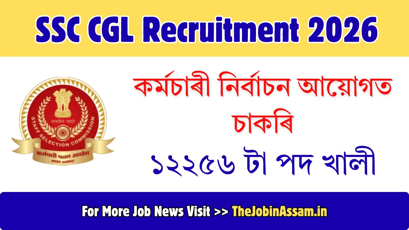 SSC CGL Recruitment 2026 – 12256 Vacancies, Apply Online