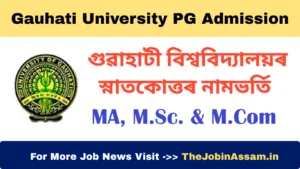 Gauhati University PGET 2026: Apply Online for PG Admission, Check Eligibility, Exam Date & Important Details