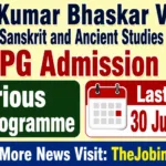 KBVSASU PG Admission 2026: Apply Online for KBVPGET 2026, Check Courses, Eligibility & Important Dates