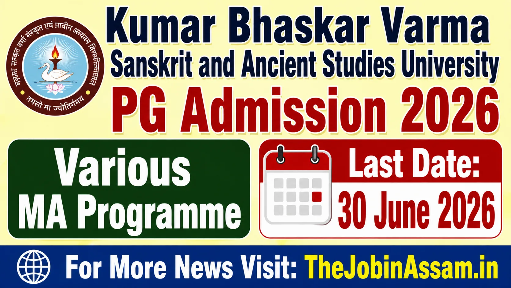 KBVSASU PG Admission 2026: Apply Online for KBVPGET 2026, Check Courses, Eligibility & Important Dates