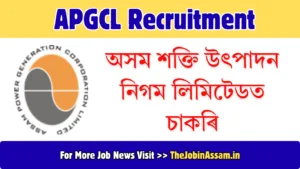 APGCL Recruitment 2026 - Apply Online for 35 Assistant Manager Posts