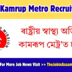 NHM Kamrup Metro Recruitment 2026 – Support Staff Posts