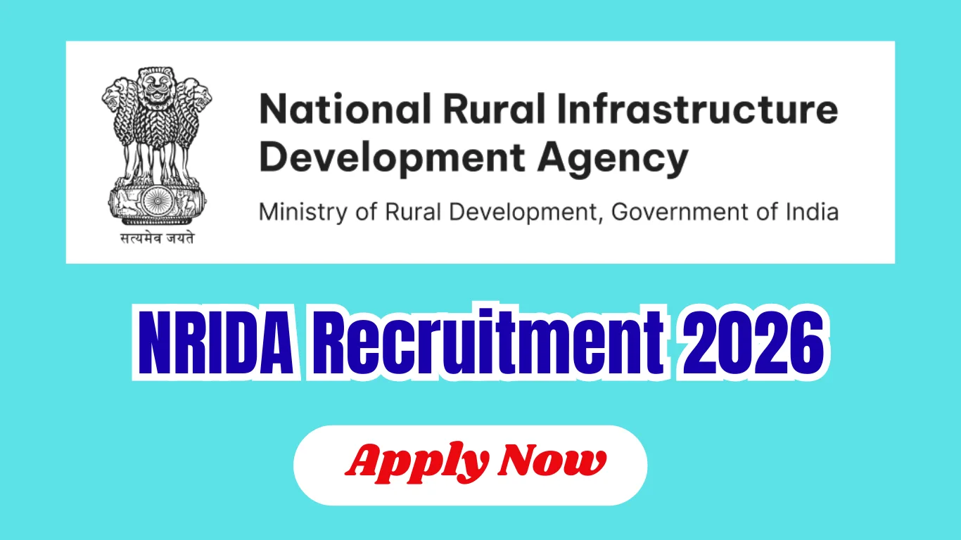 NRIDA Recruitment 2026 Notification Out for Director, Joint Director & Other 09 Posts