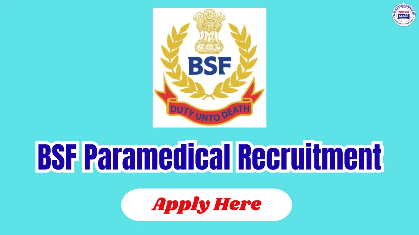 BSF Paramedical Vacancy 2026: Apply for Assistant Sub Inspector & Head Constable Posts