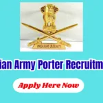 Indian Army Porter Recruitment 2026 – 600 Porters Vacancy