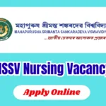 MSSV Nursing Vacancy 2026: Apply for 32 Teaching Posts