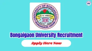 Bongaigaon University Recruitment 2026 - 4 Non-Teaching Posts