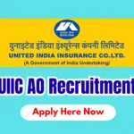 UIIC AO Notification 2026 โ 225 Posts, Apply Online